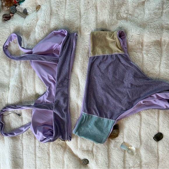 Colorblock Bikini Set - Picture 2 of 3